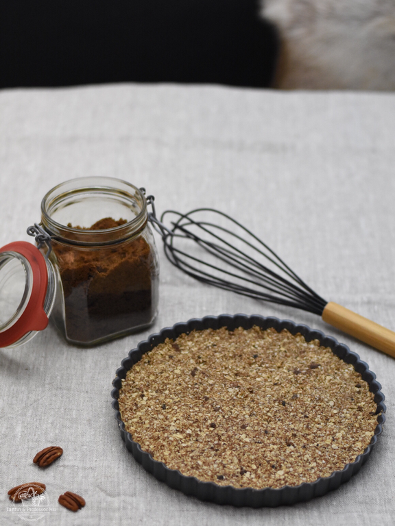 Vegane Cranberry-Tarte mit Pekanüssen & Ingwer