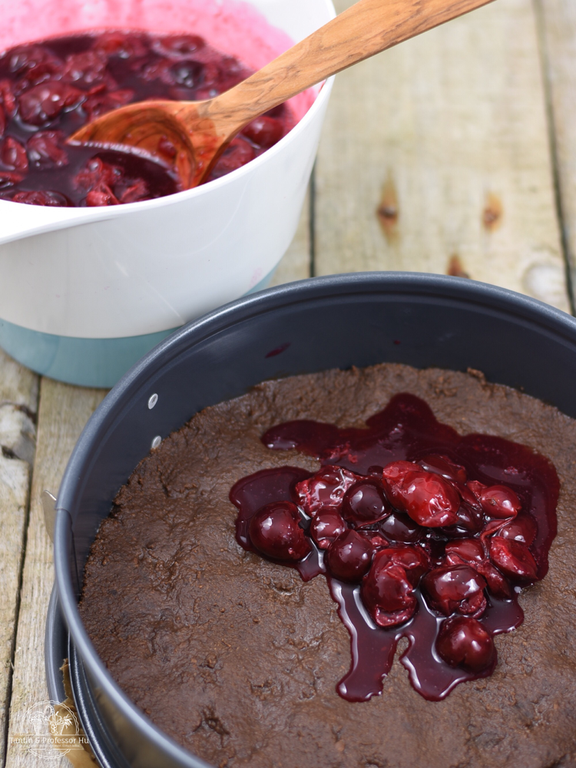 Schattenmorellen Sauerkirschen Torte