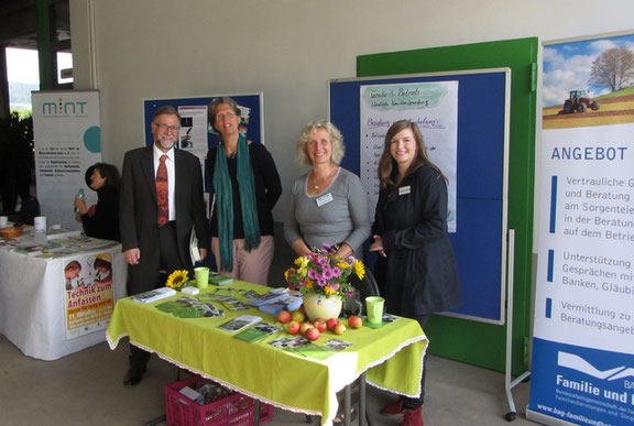 v.l. Ludger Arnold, Ute Göpel, Christina Meibohm und Sonnele Göckeritz 