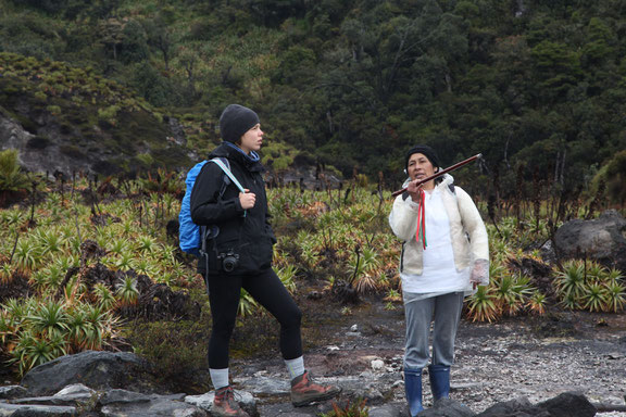 Our guide Ana Maria, from the Coconuco tribe, explained us a lot about the special nature and landscape in the PNN