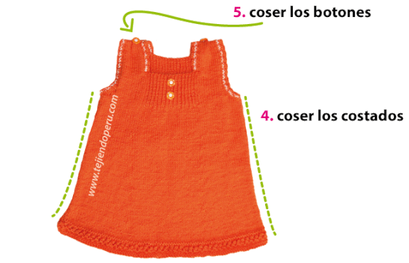 Tutorial: vestido para niñas sin mangas