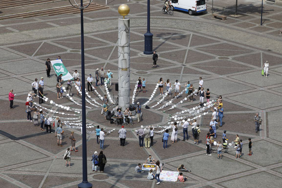 07 Juli 2017  Friedensblume von Leo Lebendig (Mayors for Peace)