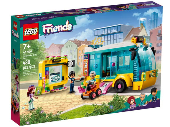 Bei der Bestellung im Onlineshop der-Wegweiser erhalten Sie das Lego Paket 41759 "City Stadtbus".