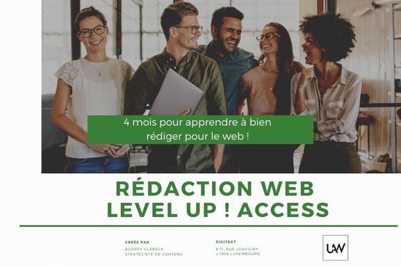 Formation rédaction web level up !