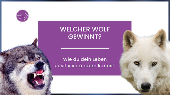 Coaching Blogartikel: Die Geschichte von den zwei Wölfen. Ein Leben in Balance und Harmonie.