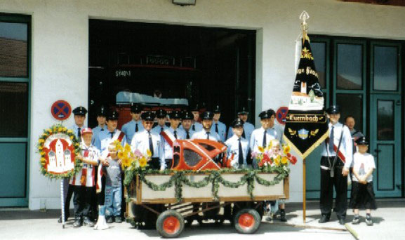 Abholung der neuen TS 8/8 am Feuerwehrhaus in Scheyern