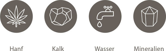 100% recycelbares Baumaterial aus Hanf, Kalk, Wasser und Mineralien