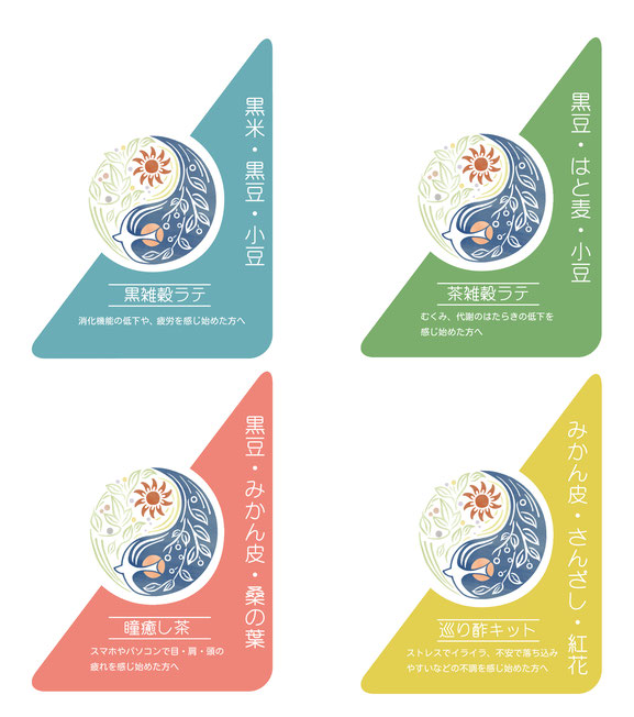 薬膳たかしま 商品パッケージラベル