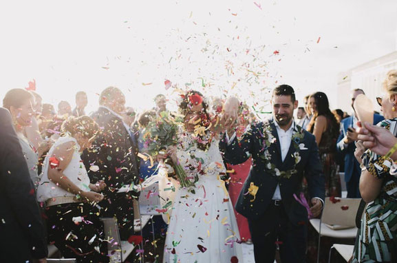 alternativas al arroz en las bodas