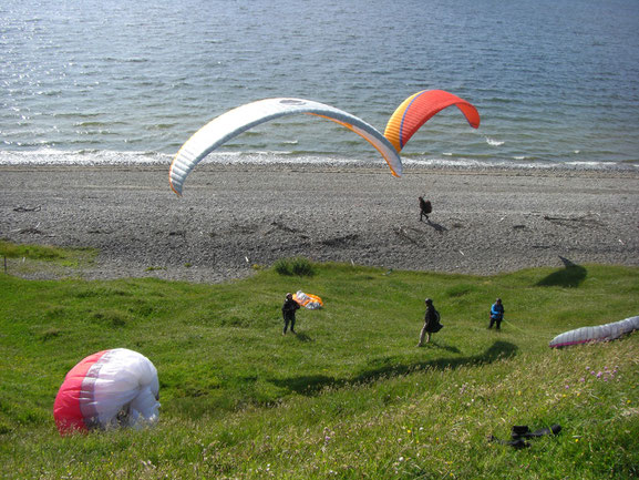 Guten Wind hatten wir bei der Paragleiterreise in Dänemark 2012