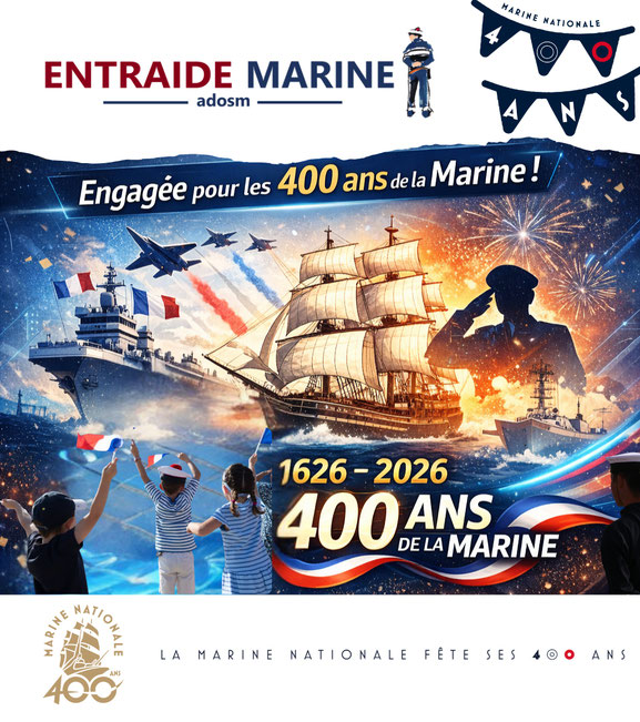 Plakat, 400 ans de Marine, Maritimes Festival in Brest, 2026