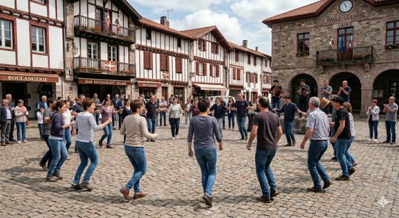 Garaziko Mutxikoak, danseurs de Mutxikoak en Pays basque
