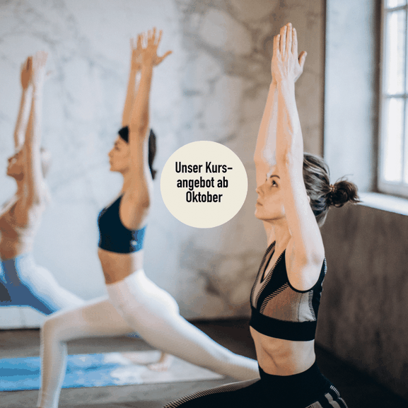 Kurse wie Yoga, pilates, Rückenschule bei Physiotherapie Wellsana
