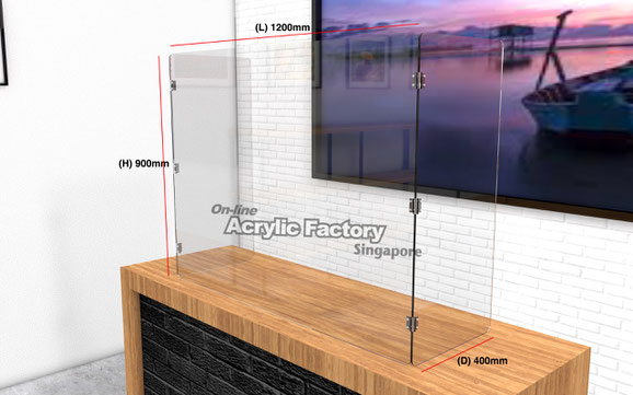 Acrylic shield Type3 size