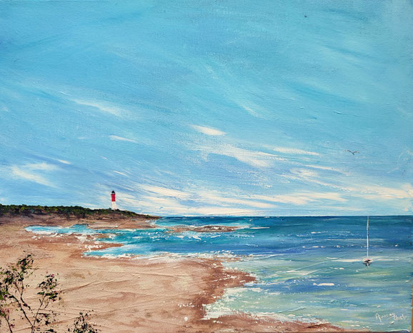 phare-coubre-la-tremblade-cote-sauvage-peinture-art-tableau-marin-artiste-peintre-audrey-chal