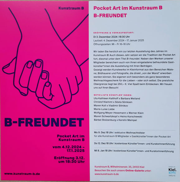 Einladungskarte zur Ausstellung
