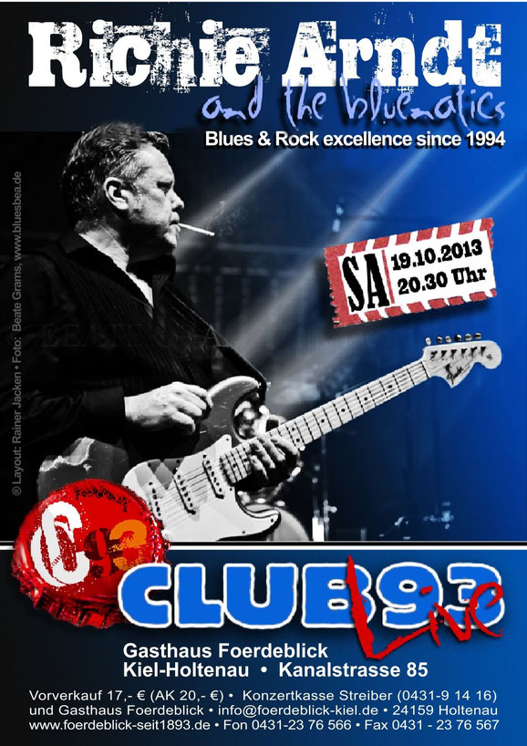 Richie Arndt & The Bluenatics - 09/2013