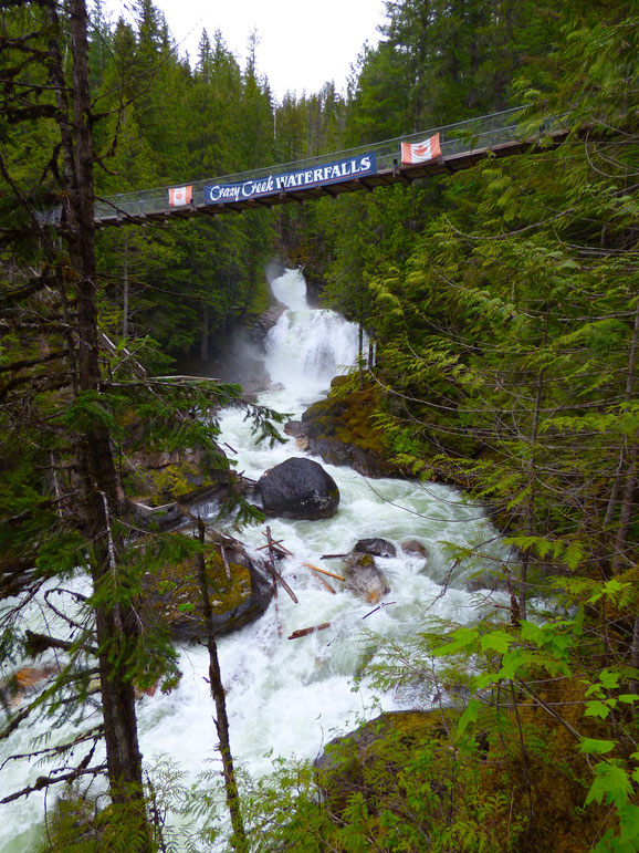 crazy creek waterfalls