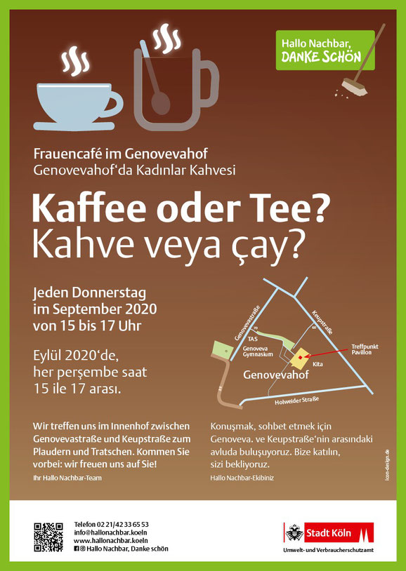 Info-Poster „Kaffee oder Tee?"