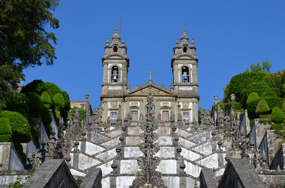 Bom Jesus do Monte Sanctuary near Braga, Portugal