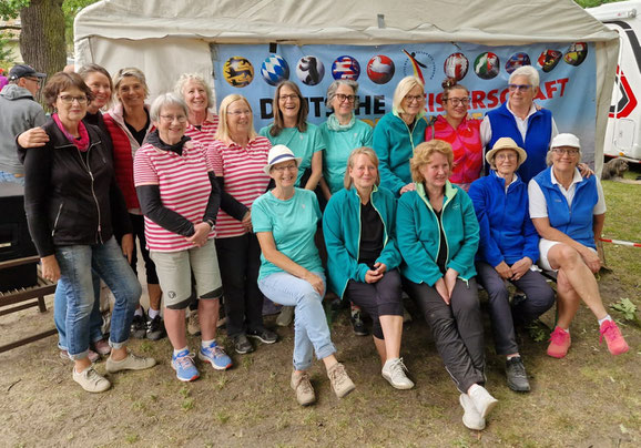 Das Team des Pétanque Verbandes Nord e.V. bei der DM 2024 in Berlin.