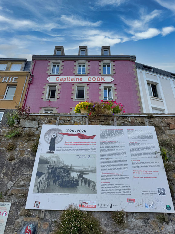 Douarnenez, Stadt der Sardinen, Konservenfabriken, Captain Cook