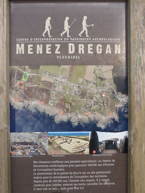 Menez Dregan, Megalithen, Dolmen, Plouhinc, Pors Poulhan, Zeitreise, Steinzeit, Centre d'Information