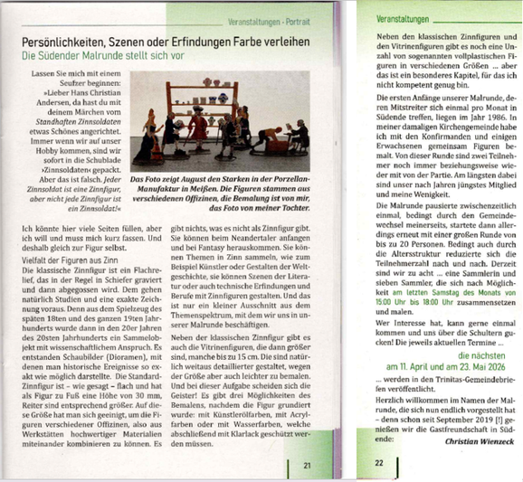 2/2026 - April/Mai  Trintas Gemeindebrief der Evangelischen Trinitas-Kirchengemeinde 
