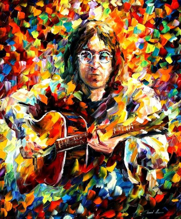 disegno di colori di john lennon