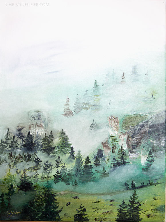 Original, Kunst, Kunstwerk, Ölmalerei, Ölbild, Ölgemälde, Wald, Forest, Hochgebirge, painting,oilpainting, oil on canvas, Öl auf Leinwand, Wald in Öl, contemporary art, zeitgenössische Kunst, Kunstmalerei forestart, Waldkunst, Waldbild, Landschaft