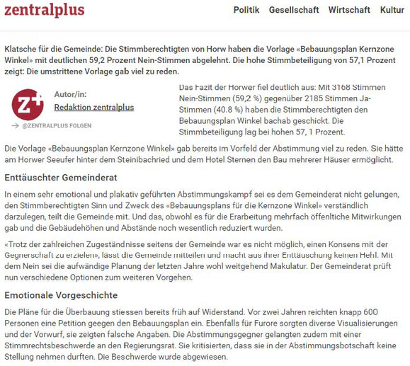 Zentralplus vom 26.09.2016