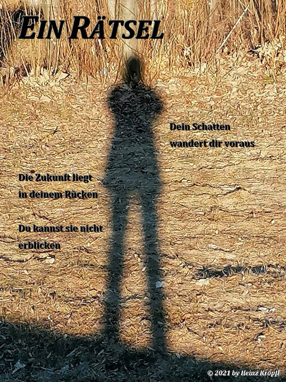 Heinz Kröpfl Ein Rätsel  Kurator Lutz Anders Oktober 2021 Poesie Lyrik Montage Fotomontage Fotomontage künstlerische Fotografie Kunstfotografie künstlerischer Fotograf