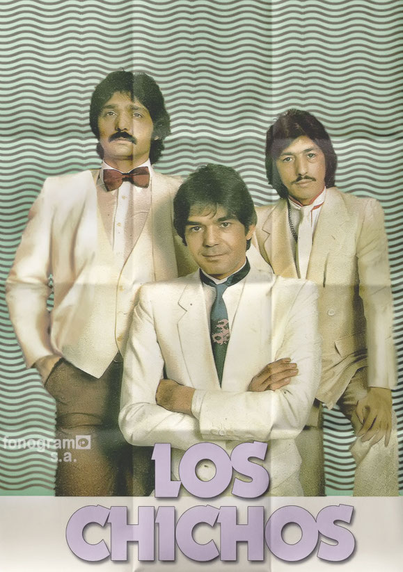 LOS CHICHOS cartel original promocional - 1983