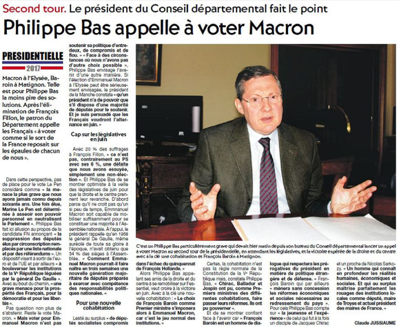 Presse de la Manche, 29/04/2017