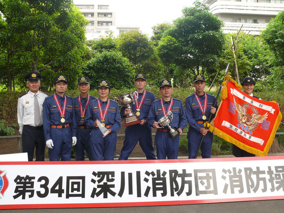 優勝した第6分団の選手の方々