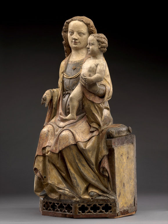 Thronende Maria mit Kind, Köln, um 1330/40. Foto: Antje Voigt