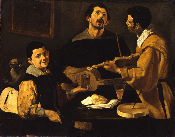 Diego Velázquez, Die drei Musikanten, um 1616-1620, Berlin, Gemäldegalerie, Foto: Volker-H. Schneider