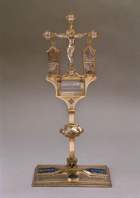 Ostensorium von Heimbach-Weiss, Köln um 1300, Köln, Museum Schnütgen, Inv. G 527, Foto Rheinisches Bildarchiv, Köln