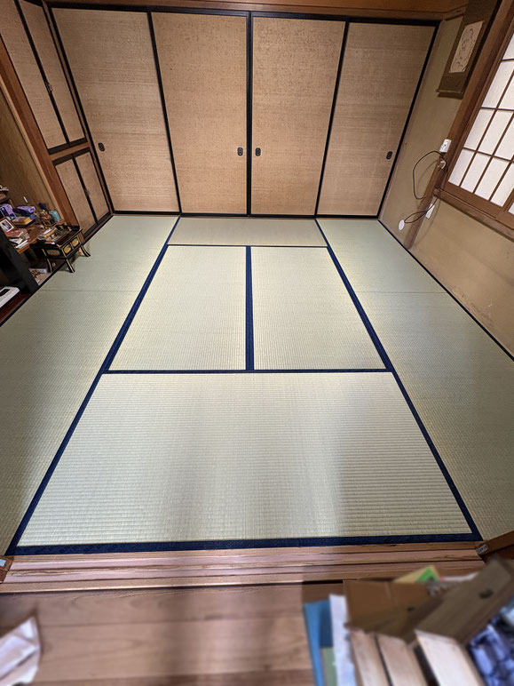畳を納めて完了の画像