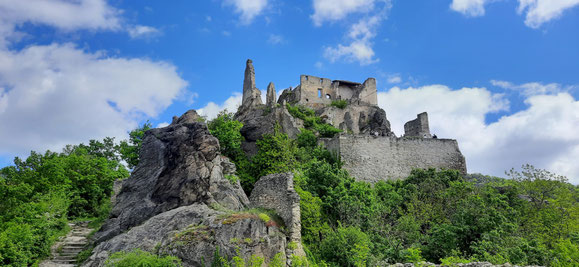 ruin castle of Dürnstein, Austria
