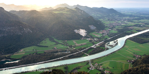 Blick ins Inntal, Gasthof Falkenstein