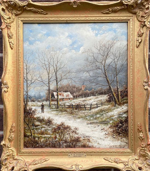 te_koop_een_schilderij_met_een_winterlandschap_van_de_kunstschilder_barend_hendrik_koekkoek_1949-1909