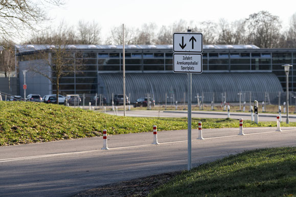Foto der  Anfahrt zur Sporthalle Uphusen | Veranstaltungsort des BSV Achim
