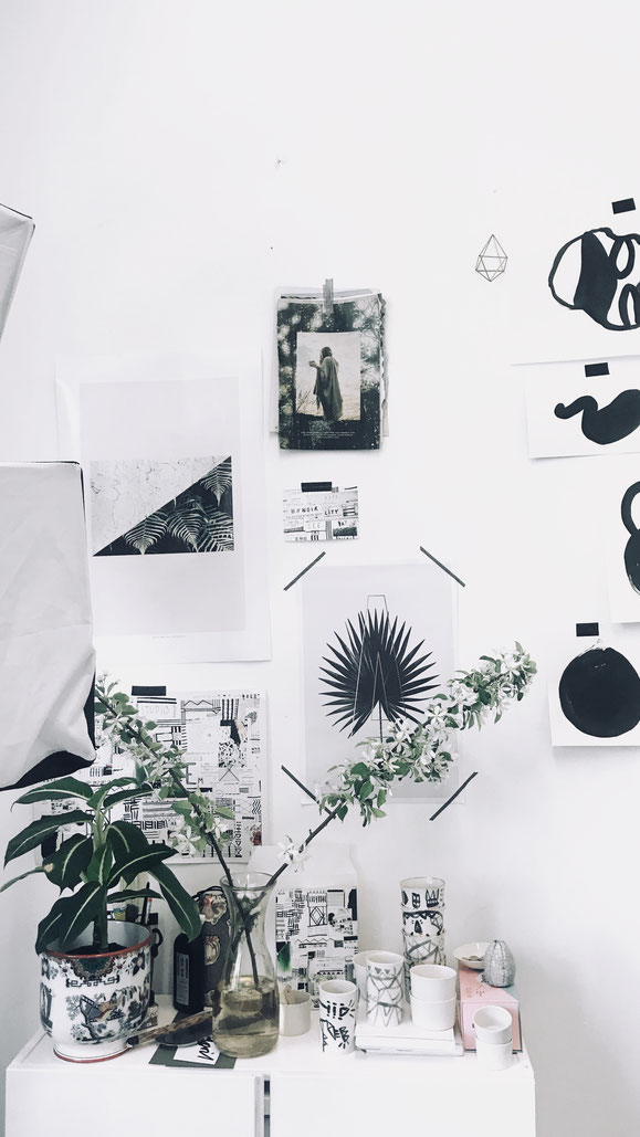 YAEL ANDERS STUDIOVIEW. Combined with some of my ceramic prototypes. Creative Projects Studio based in Zurich.