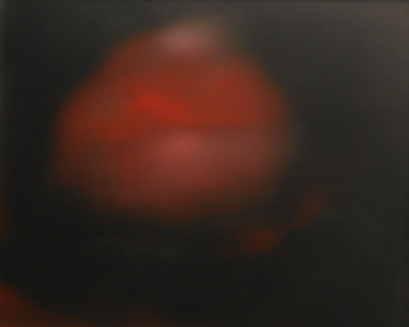Rotes Tuch, Acryl auf Hartfaser, 27x35, 2021 