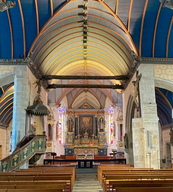 Sizun, die Kirche innen, Hauptaltar