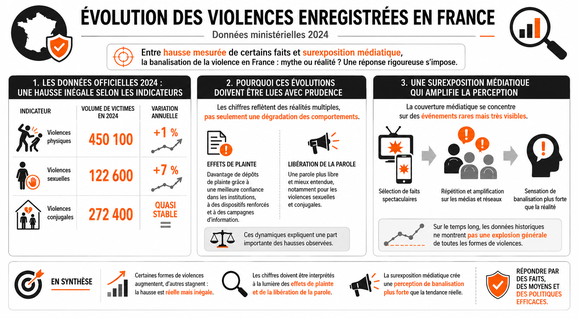 Stabilité des violences en France