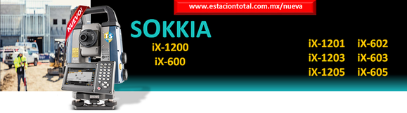 estacion total sokkia robotica iX-1200 iX-600