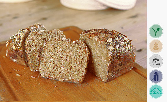 Gersten-Dinkel-Roggen Brot