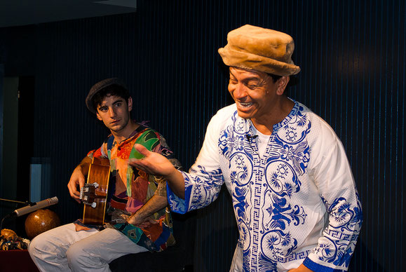 Wilo en su presentación "Estoy que te lo cuento"